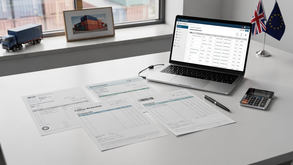 export documentation UK to EU